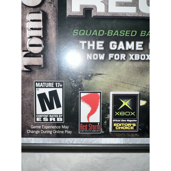 Tom Clancy's Ghost Recon (Xbox, 2001) Live Online Enabled Platinum Hits - Picture 5 of 6